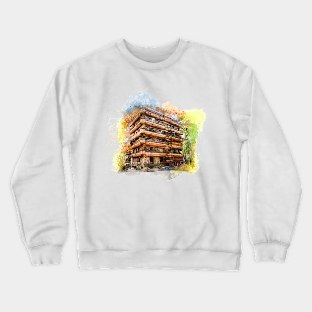 Athens city art #athens Crewneck Sweatshirt by JBJart